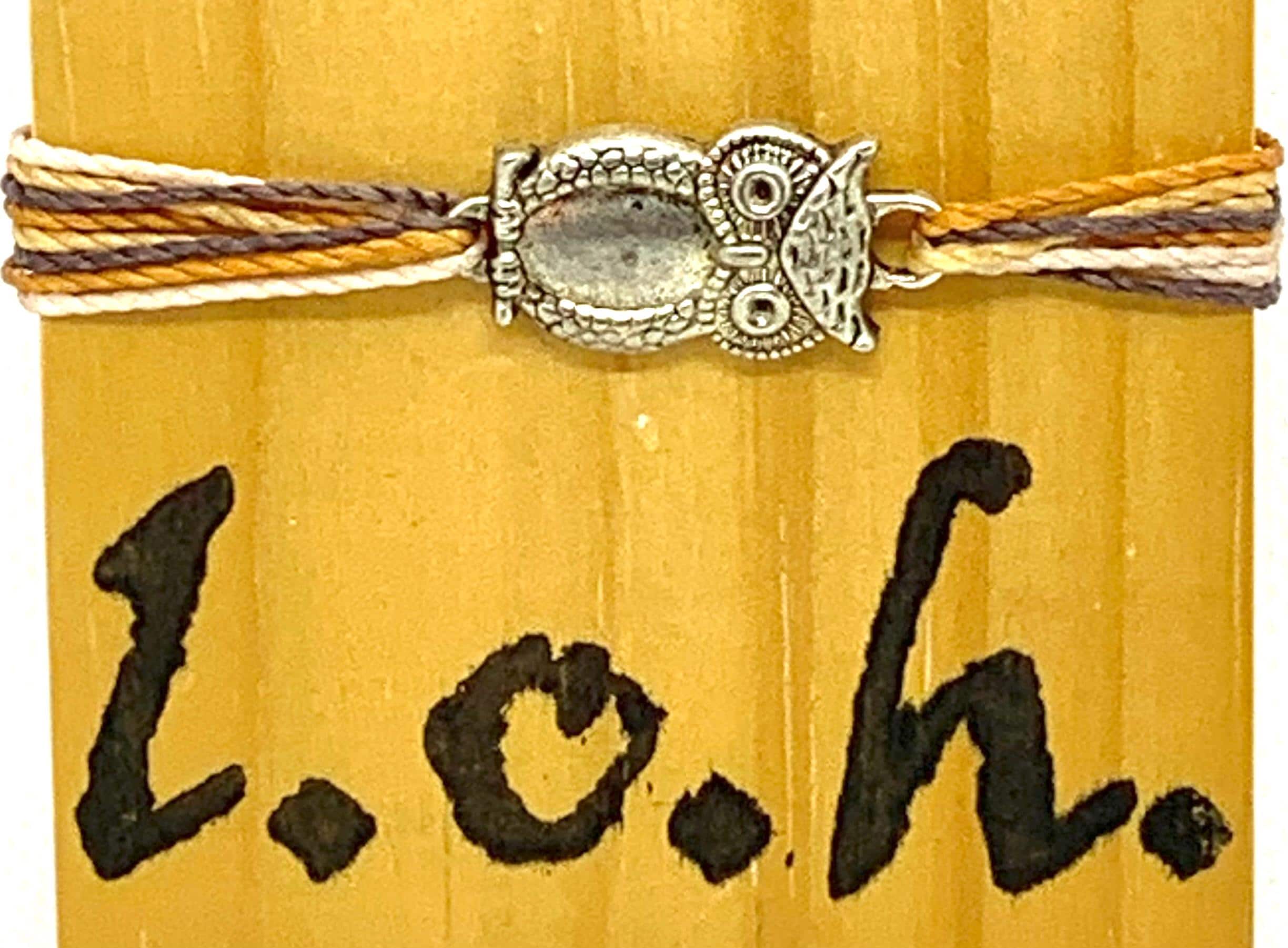 Owl Bracelet, LOHBraceletsCo, bird jewelry