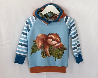 kids hoodie size 86/92 - Sloth -