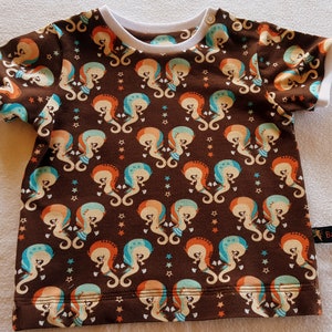 Kurzarmshirt -Seepferdchen - Gr. 62/68