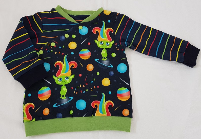 Baby Basic Shirt Kitsch me Gr. 62/68 aus Baumwolljersey Bild 1