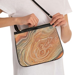Purse Small Shoulder Bag Small Pocket Book Carry-All Bag Small Tote Bag Cross Body Bag Earth Tones Purse for Her Unique Mother&#39;s Day Gift