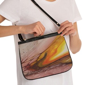 Purse Small Shoulder Bag Small Pocket Book Carry-All Bag Small Tote Bag Cross Body Bag Sunrise Purse for Her Unique Mother&#39;s Day Gift