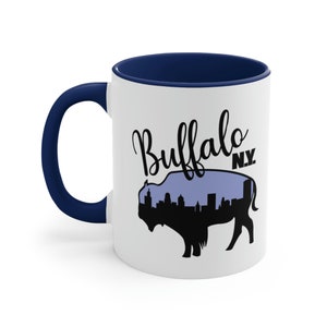 Coffee Mug 11oz Tea Cup Buffalo, NY Mug 716 Mug Hot Chocolate Cup Buffalo Skyline Mug, Mother&#39;s Day Gift