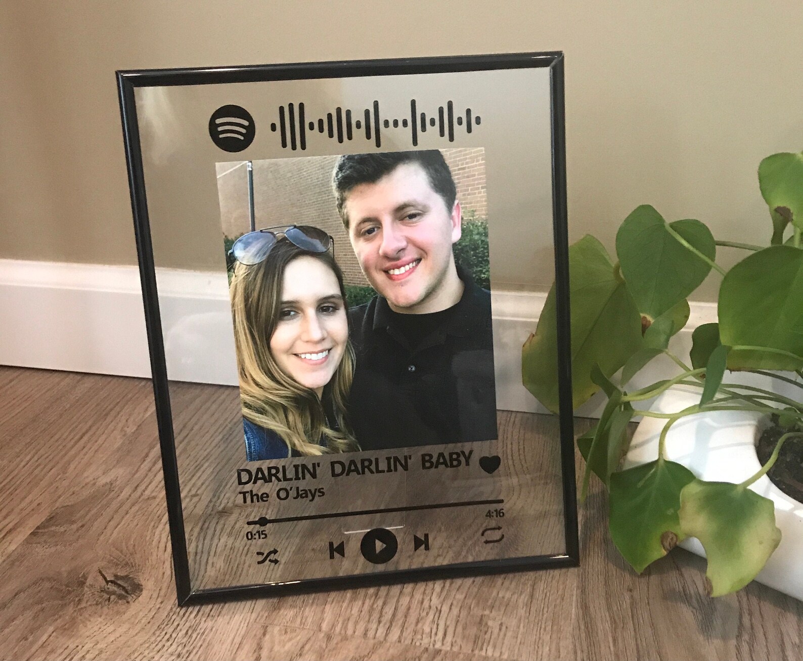QR Code Frame / Spotify Code / Frame / Music Plaque / Includes Etsy