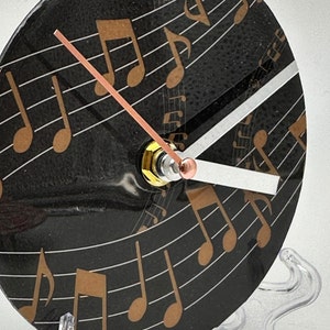 Upcycled CD Clock - 5” Desk/Table Clock - Repurposed CD Clock - Unique, One-of-a-Kind Gift - Assorted Colors & Styles