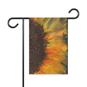 Sunflower Garden Flag, Sunflower House Banner, Flower Banner, Floral Garden Flag, Home and Garden Flag, Gardener gift, flower lover gift