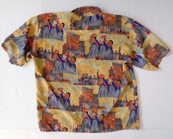 Mega Industrial Clothing Shirt 2XL Vintage July 4… - image 2