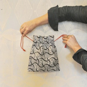 Handprinted Draw-string Bag
