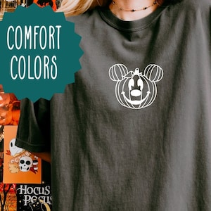 mouse pumpkin comfort colors tshirt mouse halloween tshirt halloween tshirt comfort colors halloween mouse tshirt pumpkin tshirt