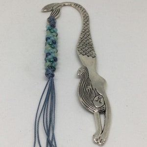 Beaded mermaid bookmark