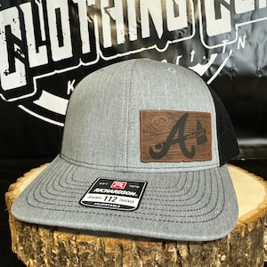 Custom Braves designed SnapBack hat Richardson 112
