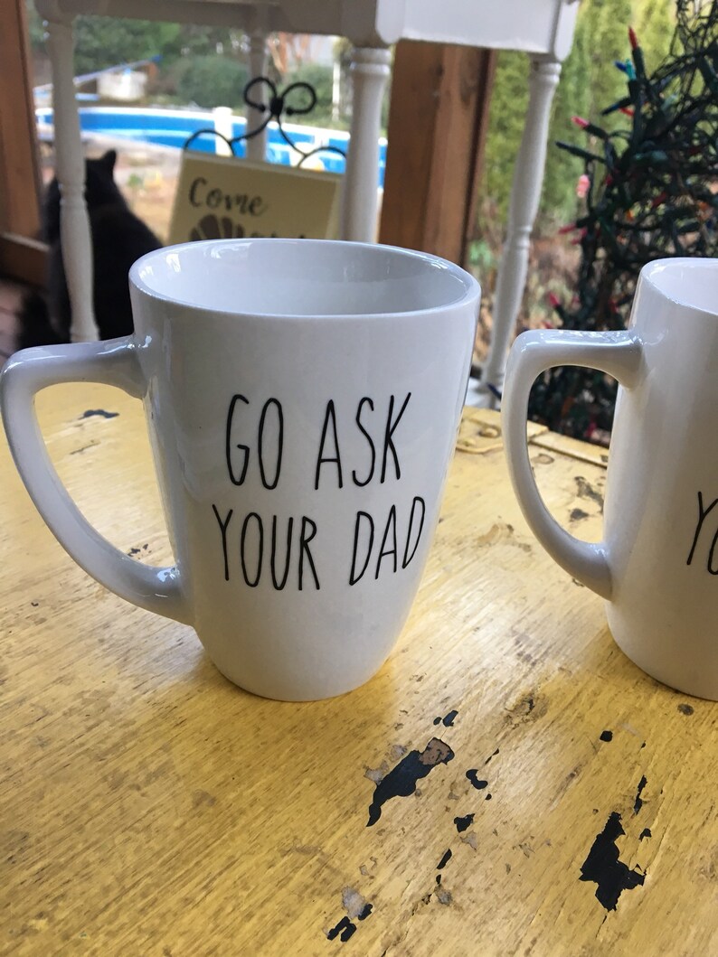 Mom and Dad Coffee Mugs Funny Mugs His and Hers Mom and Dad Etsy