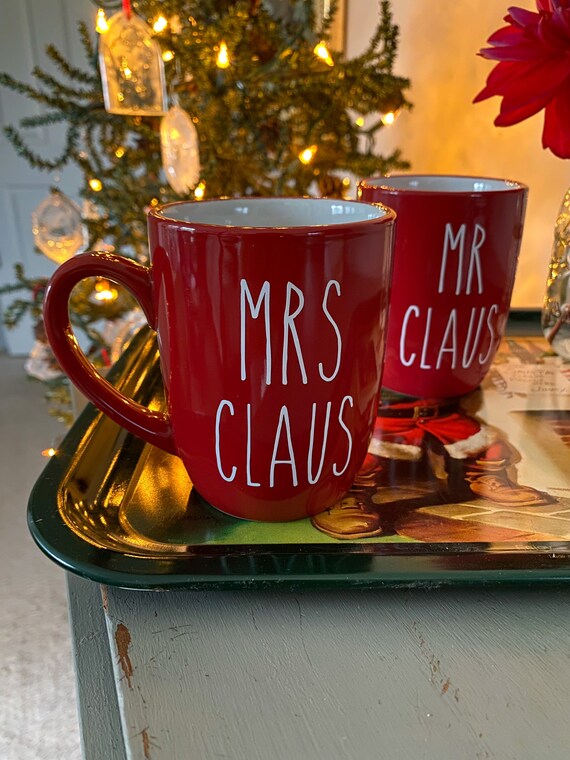 Rae Dunn Mr And Mrs Claus Christmas 2022 Mug Rae Dunn Inspired Mr And Mrs Claus Santa Mug Rae Dunn | Etsy Canada