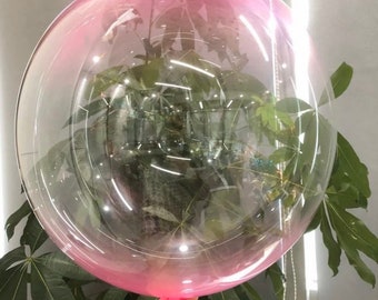 Clear balloons - transparent colored balloons - bubble balloons - bobo balloons - 18” balloons