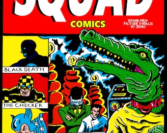 PDF: SQUAD COMICS, full 32 page indie comic, digital copy only