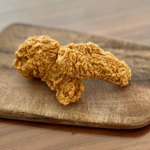 Realistic Fried Chicken shoe charm set of 2 or 3
