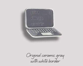 Accesorio para zapatos impreso en 3D para portátil: accesorios de codificación, metálicos o grises