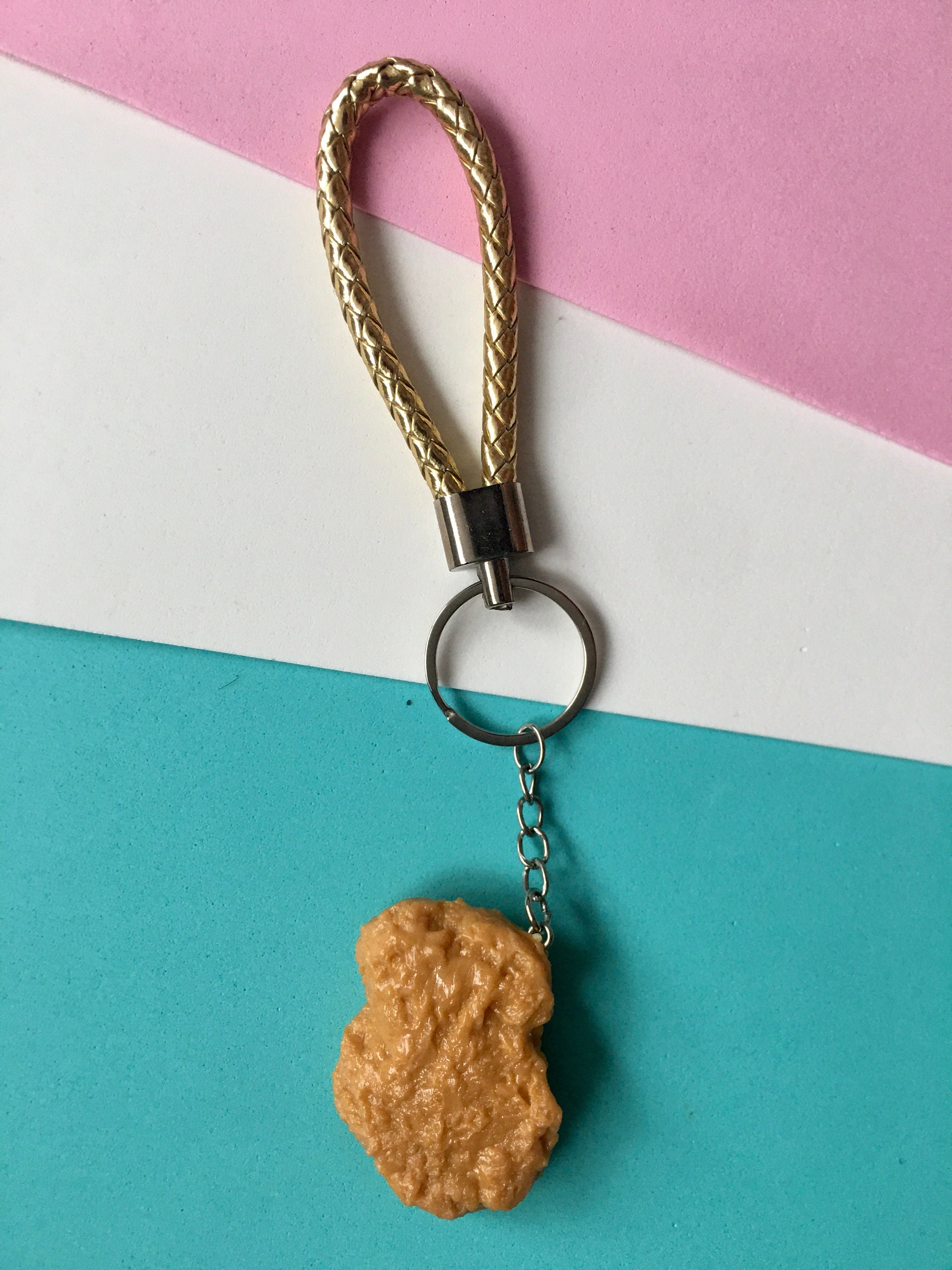 Nugget Key Chain Realistic Chicken Nugget Keychain: Fried Chicken Lover Gift - Etsy
