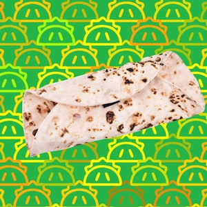 Burrito | Soft Taco | Tortillas pencil or pen stationary holder with velcro closure