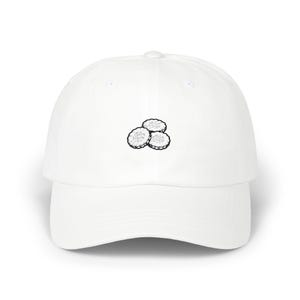 Gepersonaliseerde augurk doodle papa pet | Minimalistische baseballpet met schets