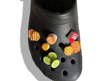 Mini Biscuit Augurken | BBQ dipsaus Schoenen Wafelfriet schoen bedels voor Crocs GRATIS collectible mini box 