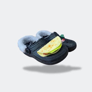 Taco Croc Charm, Fun & Hilarious Shoe Accessory for Food Lovers!