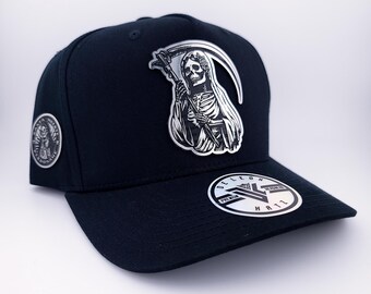 La Santa Muerte Hat Cap Gorra Santísima Mi Flaca Grim Reaper Lady Of Holy Death