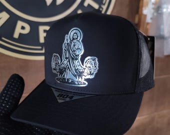 San Judas Gallo Fino Hat Rooster Snapback San Juditas Cap Gallero De Rancho Culiacan Sinaloa Mexico El Del Sombrero Mayiza Belica