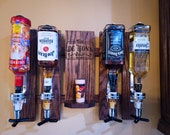 Wall Mount Liquor Dispenser Whiskey Dispenser Tequila Dispenser Bourbon Dispenser Bar Decor Man Cave Personalized Dispenser Gift For Him