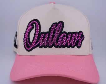 Personalized Custom Baseball Cap, Glitter Vinyl Rhinestone Sports Cheer Mom Hat Blingy Cap Gameday