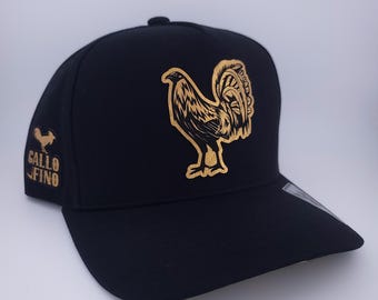 Gallo Fino Hat Rooster Snapback Cap Gallero De Rancho