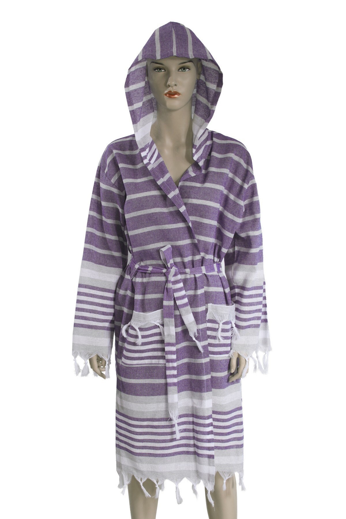 Lugo Peshtemal Bathrobe Turkish 100 Cotton Robe Terry Etsy UK