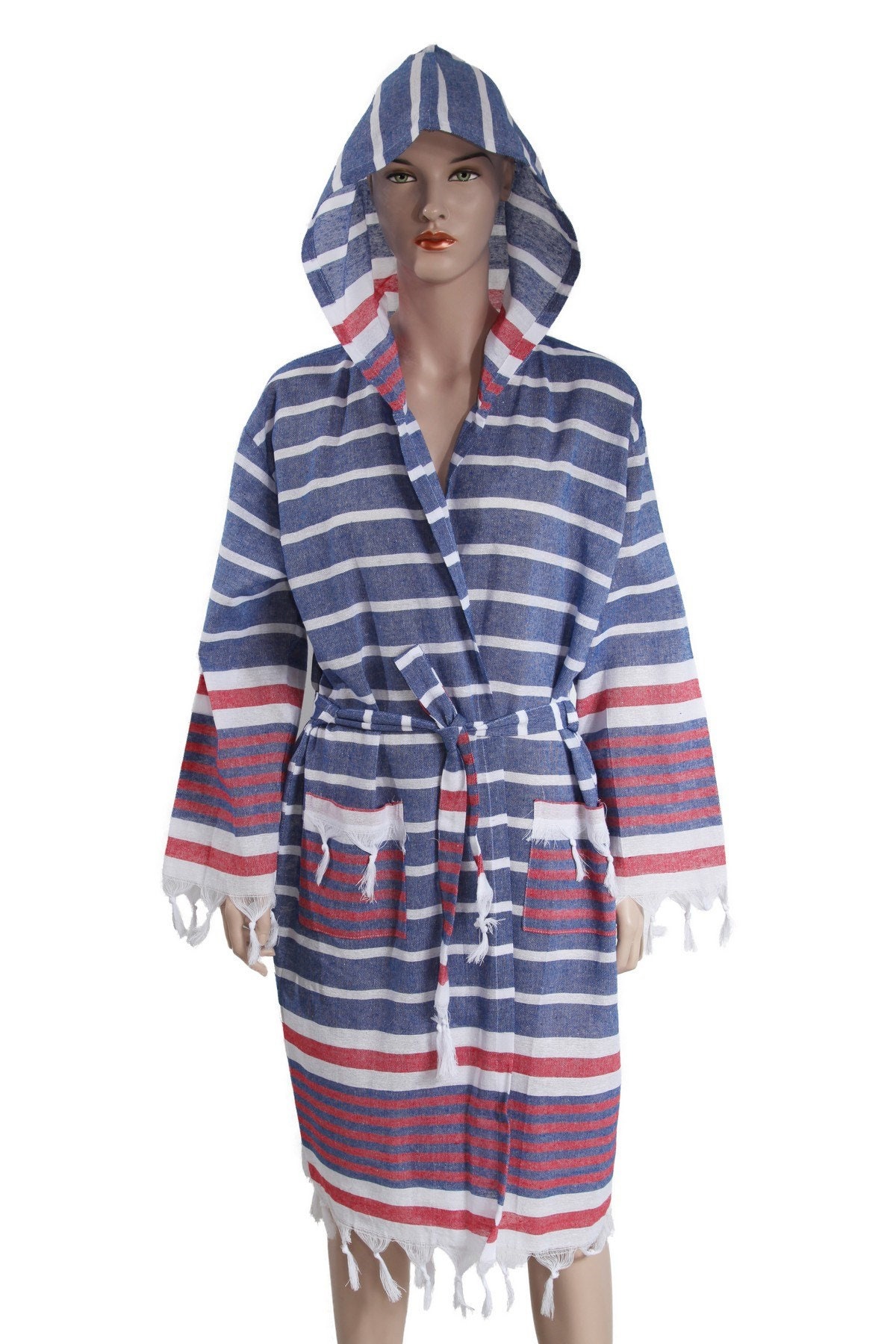 Lugo Peshtemal Bathrobe Turkish 100 Cotton Robe Terry Etsy UK