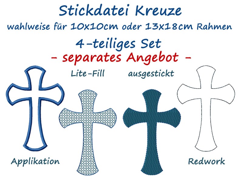 Stickdatei Taufe Religion Konfirmation Kommunion embroidery design christening communion Bild 3