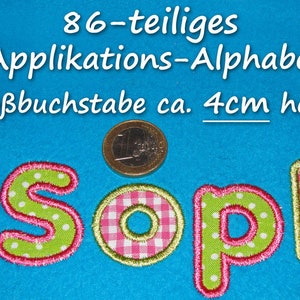 Stickdatei Applikations-Abc Kleine Zeichen 86-Tlg. Bild 4