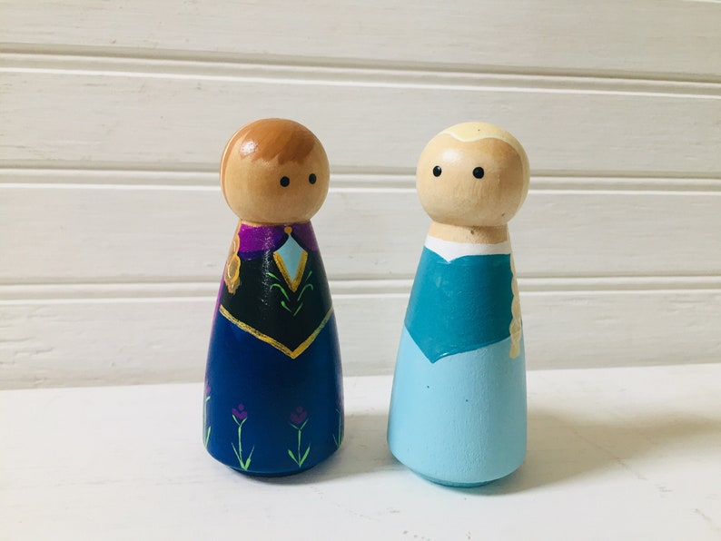 elsa peg doll