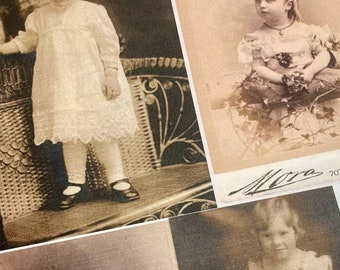 Collezione digitale vintage per bambini