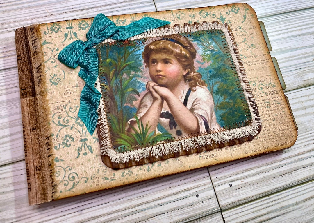 Altered Jr Composition Notebook With Girl at Prayer. - Etsy