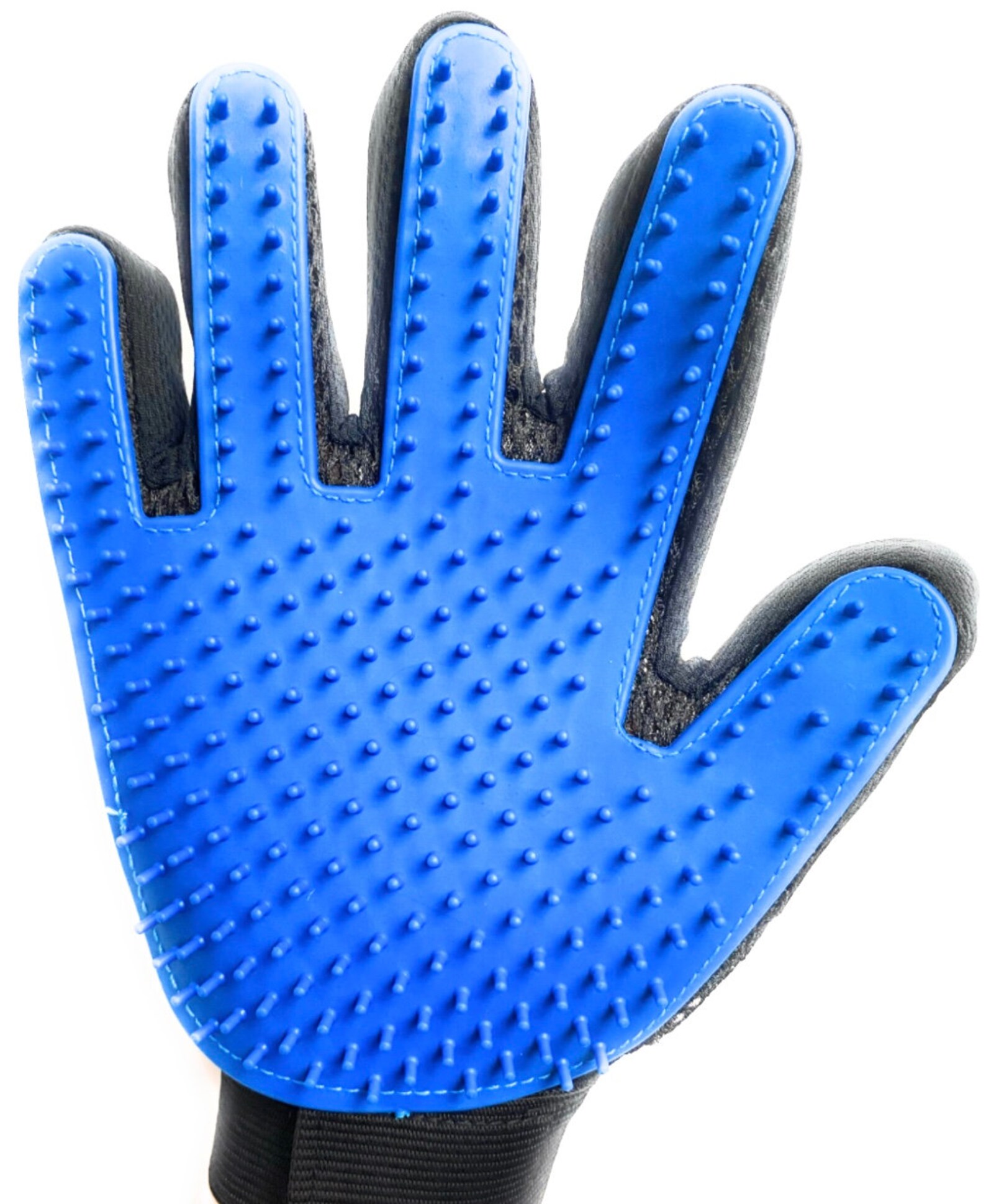 Pet Grooming Glove Silicone Blue Pet Hair Remover Dogs Etsy