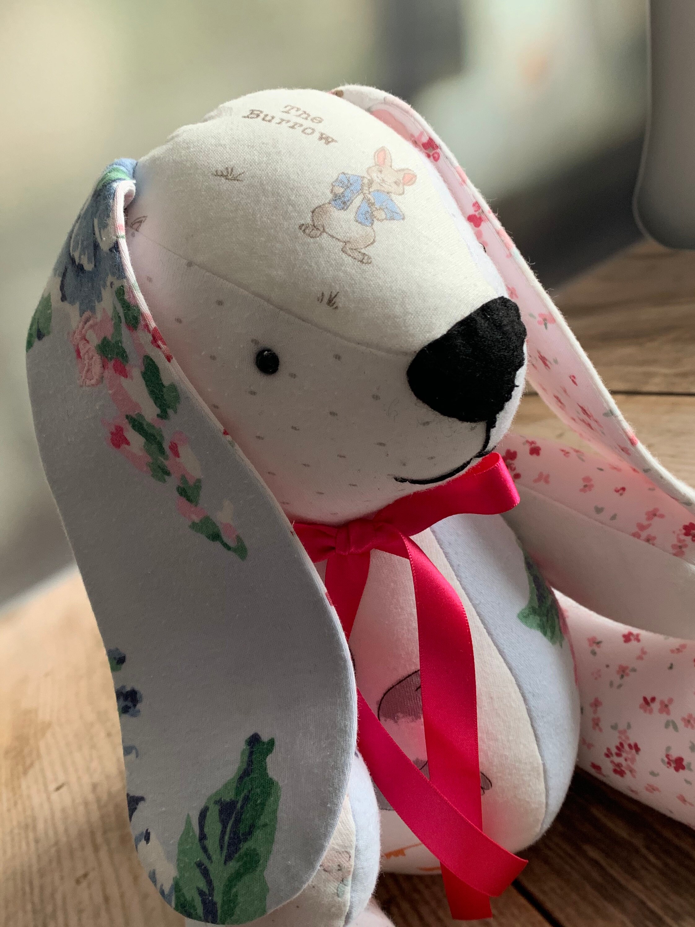 Keepsake Bunny, Baby Clothes Bunny, Personalised Keepsake Bunny Etsy.de