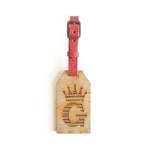 Set of travel bag tag, luggage tags personalized, custom luggage tag, personalized bag tag, travel gifts, gift for her, red suitcase tag