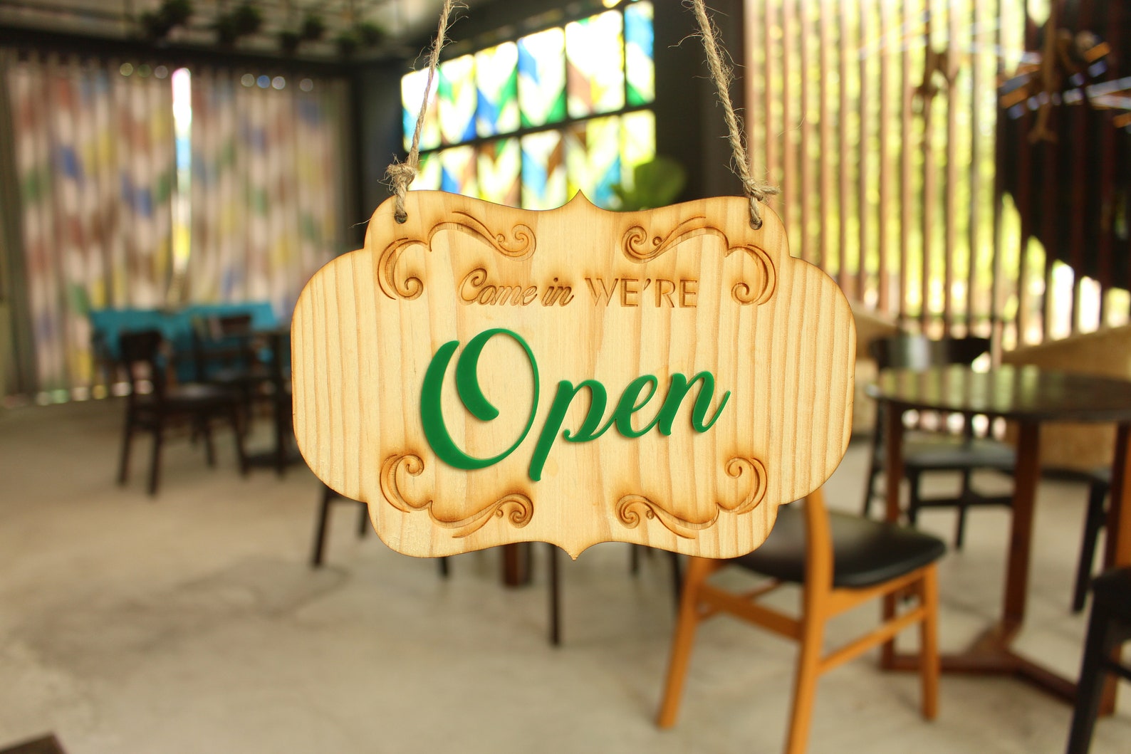 Reversible Open Closed Sign FREE SHIPPING Wooden Open Closed - Etsy