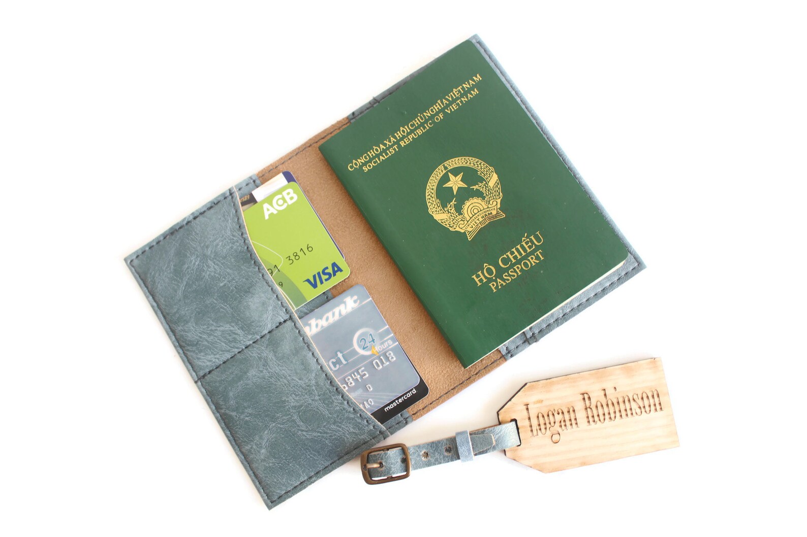 Passport Cover and Luggage Tag Set Luggage Tags and Passport Etsy