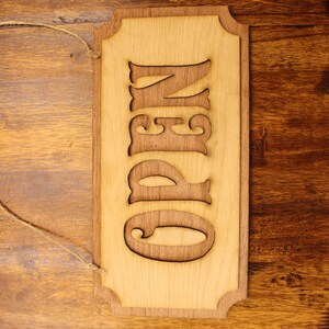 Open Closed Sign Vintage 6