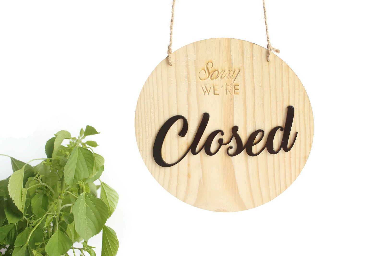 Reversible Open Closed Sign FREE SHIPPING Personalized Open - Etsy