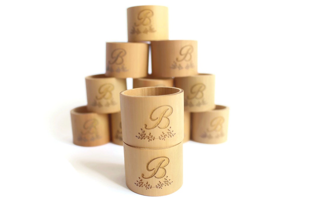 LOT 12pcs or 36pcs Personalized Napkin Rings Birthday Etsy New Zealand