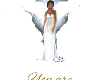 Non sei solo - Biglietto di auguri dell'Arcangelo Gabriele (incluso nel set di biglietti di auguri dell'Arcangelo)