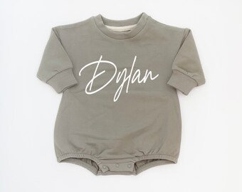 Bubble Romper Green Apple