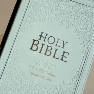 Leather Bible Case Brown KJV Study Protection Personalized Cover Custom Engraved Scripture Holder Church Worship Essential Premium Quality Construction Cross Embossed Design Prayer Journal Protection Sacred Text Keeper Christian Gift