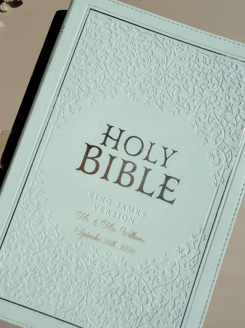 Leather Bible Case Brown KJV Study Protection Personalized Cover Custom Engraved Scripture Holder Church Worship Essential Premium Quality Construction Cross Embossed Design Prayer Journal Protection Sacred Text Keeper Christian Gift